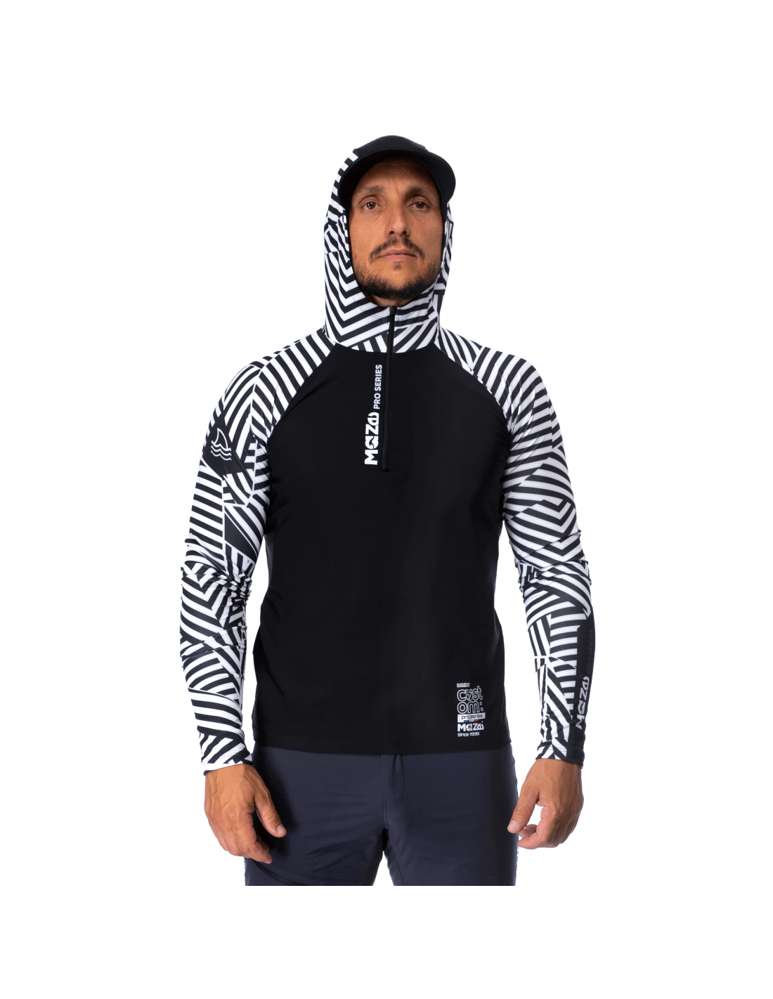 РАШГАРД MAZE PRO STRIPE BW